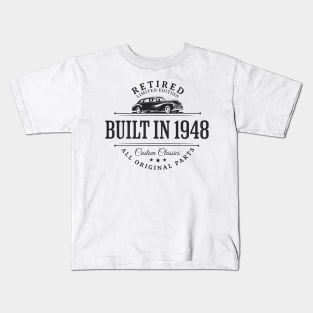 1948 Retired Parts Retirement Birthday Kids T-Shirt